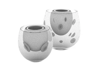 Claritas Glass Vases 3D model