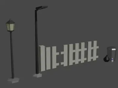Low-poly 3D models 3D model