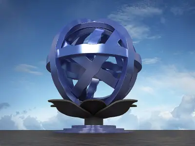 quare sculpture life culture symbol city landmark 3D model