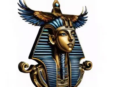 Ancient Egyptian Winged Goddess Isis Sculpt 3D Printable 3D print model