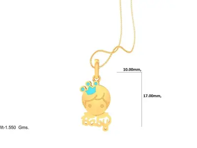 Kids Pendant - 87 3D print model