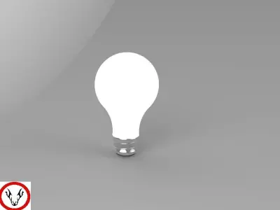 Bulb light Free 3D model