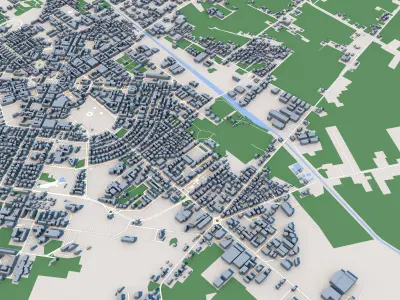 Latina City Italy 3D model