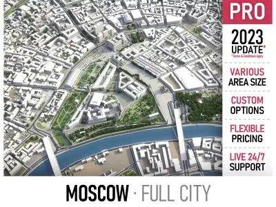 Moscow Low-poly 3D model