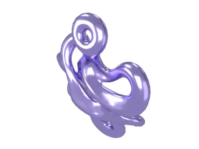 Abstract Shape v26 004 Low-poly 3D model