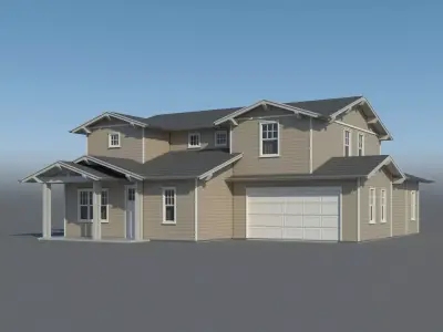 Generic House 005 3D model