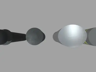Bollards 07 08 09 010 Low-poly 3D model