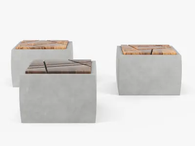 Urban Furniture 3D model purchase