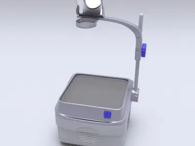 Overhead Projector 3D model