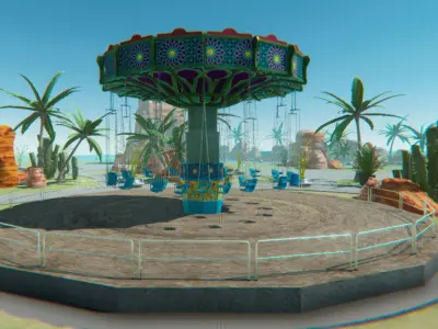 Whirlwind attraction 3D model