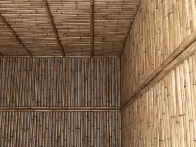 Bamboo ceiling 3D model