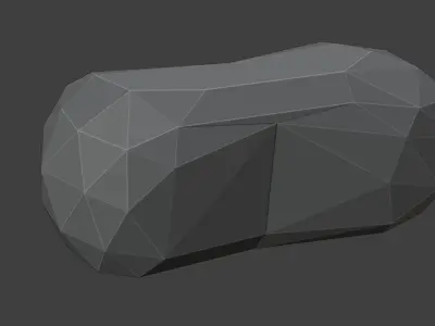 Low Poly Rock 2 polygonal Free low-poly 3D model