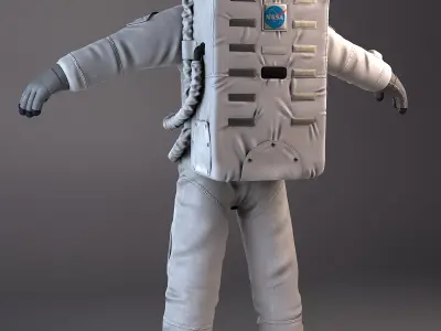 NASA Astronaut Apollo 3D model