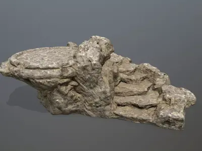 Ladder rock Low-poly 3D model buy