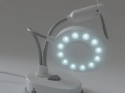 Desk lamp  Free low-poly 3D model