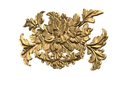 Classic carved decor ornament 479  3D print model purchase
