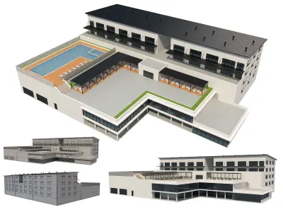 Health Club 1 3D model