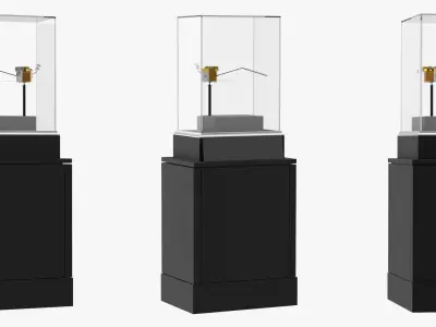 Scientific Museum Exhibit of the Space Industry 3D model