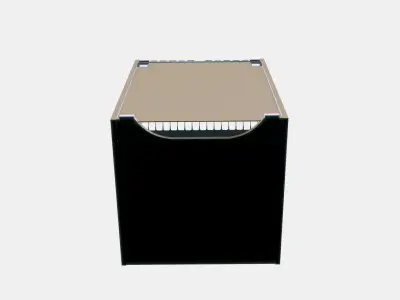 METOD Base cabinet for built-in oven-sink Low-poly 3D model