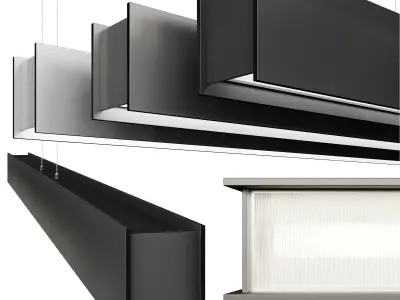 Lamp Vandor LED Linear Suspension 3D model
