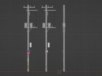 telephonepole Free 3D model