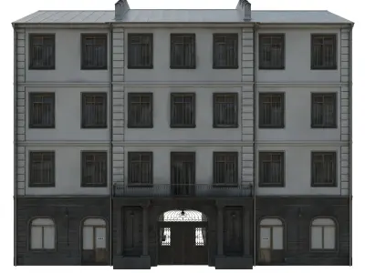 Street building 3D model