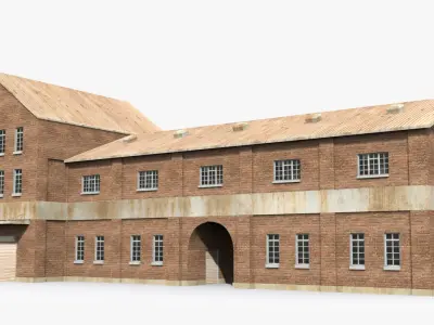Factory x7 Low-poly 3D model purchase
