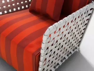 Outdoor armchair InOut 801FW 3D model