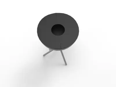 Fire Bowl 3d Model Low-poly 3D model