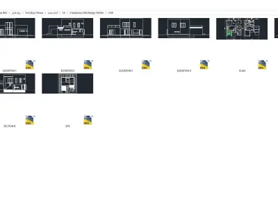 Villa C8 - Sketchup dwg lumion render picture 3D model