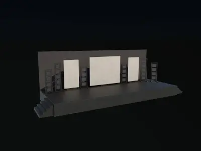 Concert Stage  3D model