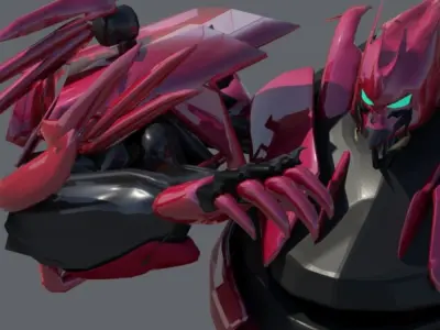 SHINKIRO sci-fi mecha 3D model