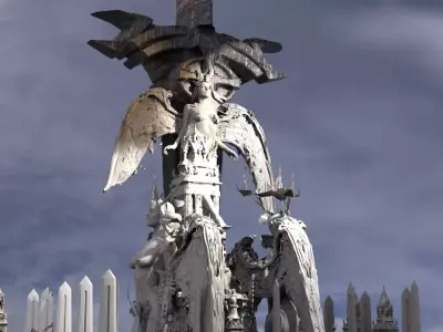 Angel with sword 2 Kit bash 3D model