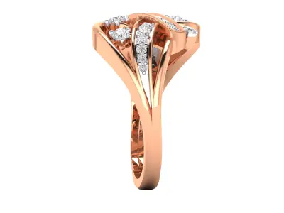 Women Ring Render 3dm STL MTL SLC JCD OBJ FBX Details 3D print model 4