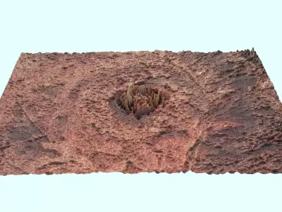 Gosses Bluff Crater 3D model