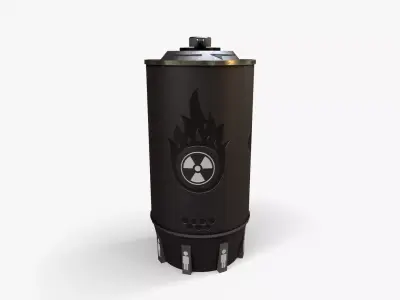 Sci-Fi Bomb  Low-poly 3D model