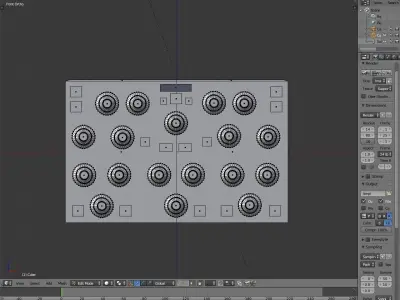 Computer Interface Module Sci Fi Prop Electronic Technology Low-poly 3D model