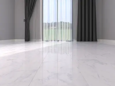 Marble Floor Classic Carrara White Set  Texture