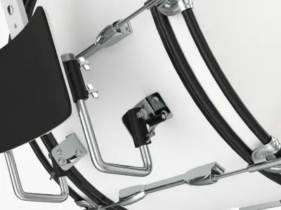 Marching Bass Drum with Carrier 24x12 3D model