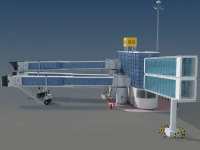 Gangplank and Skygate 3D model