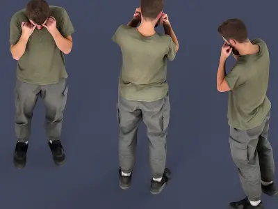 Wearied Urban Casual 3D model