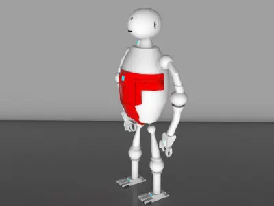 Robot humanoid 3D model