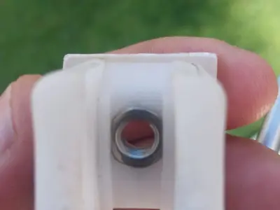 Suporte Puxador Porta Vidro - Glass Door Handle Support 3D print model