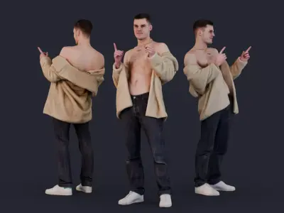 Bang Bang Bully - Confident Male Pose 3D model