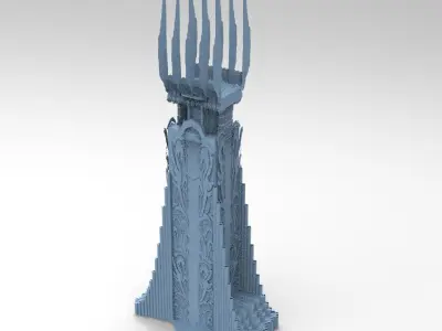 Norse Gods Tower 3 3D model