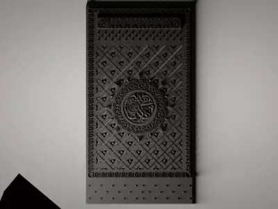 Nabawi Door Relief 3D model