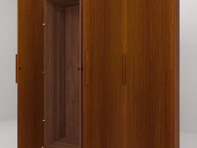 wooden cupboard 3D model