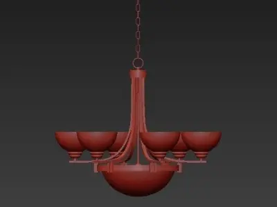 Possini chandelier 3D model