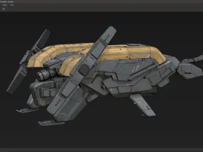scifi-model542 robot 3D model