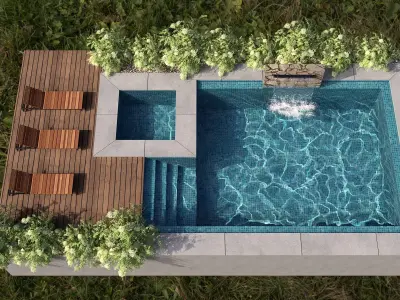 SWIMMING POOL NO64 A 3D model